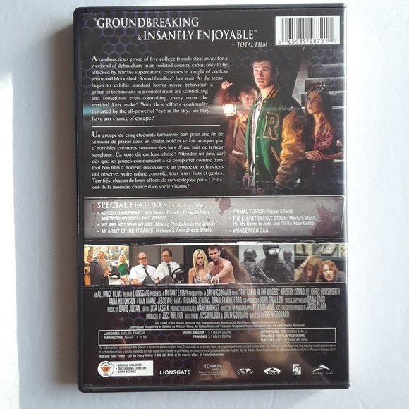 💜 The Cabin In The Woods DVD - Picture 2 of 3